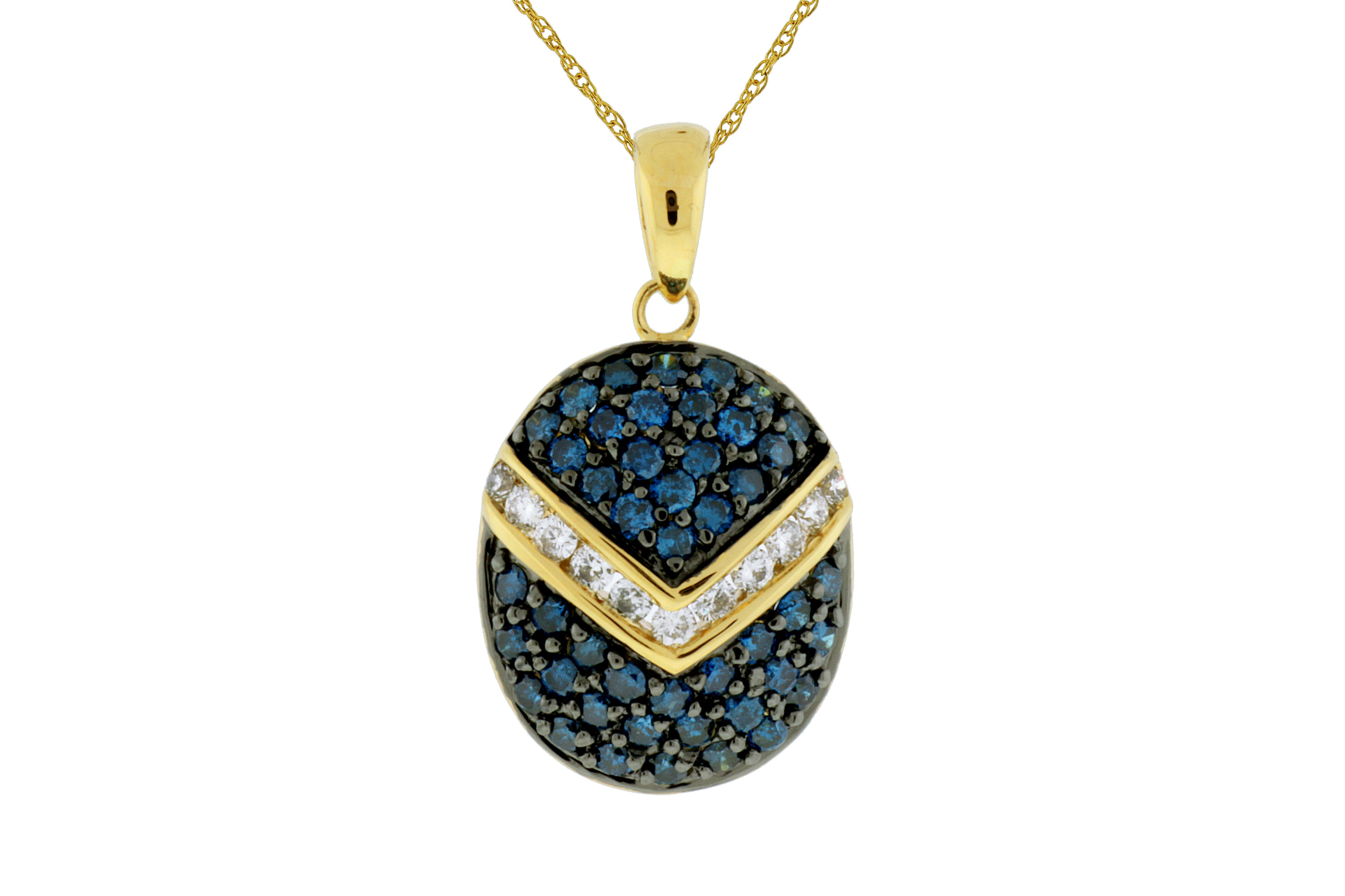 Blue Diamond Pendant