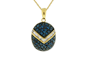 Blue Diamond Pendant