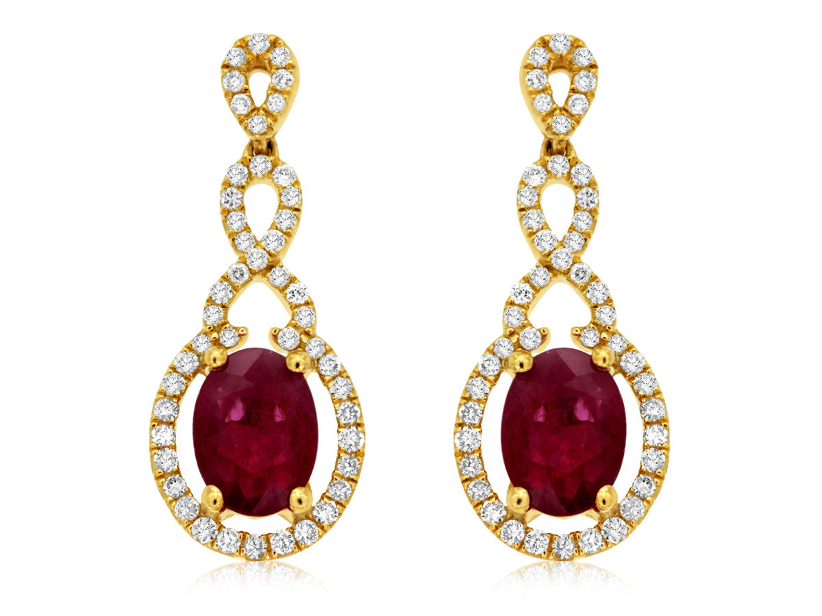 Ruby Earrings