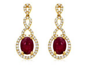 Ruby Earrings