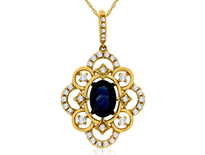 Sapphire Pendant