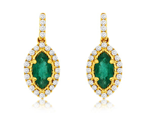 Emerald Earrings