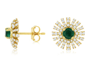 Emerald Earrings
