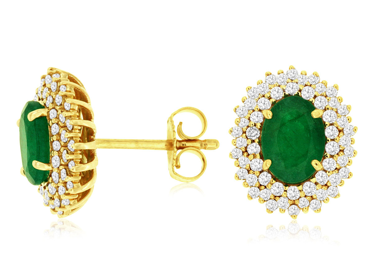 Emerald Earrings