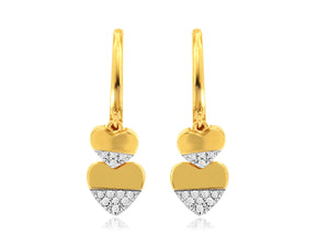 Little Hearts Diamond Earrings