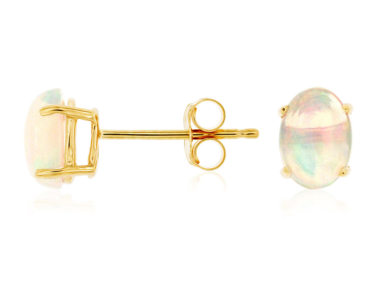 Opal Stud Earrings
