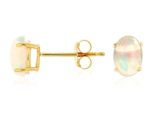 Opal Stud Earrings