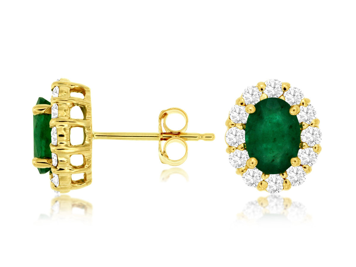 Emerald Earrings