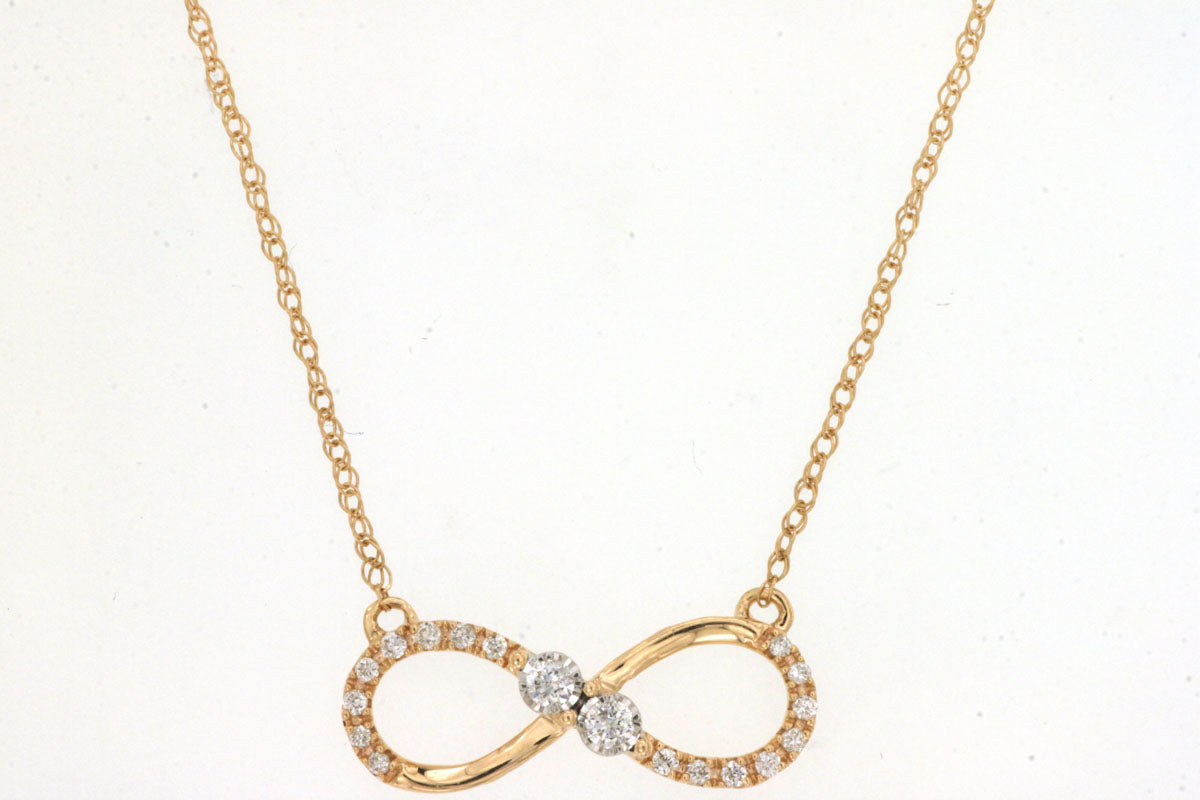 Infinity Diamond Necklace