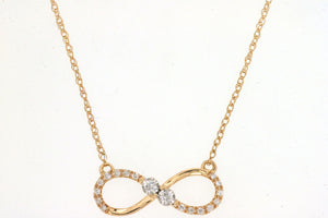 Infinity Diamond Necklace
