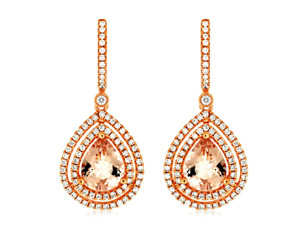 Morganite Earrings
