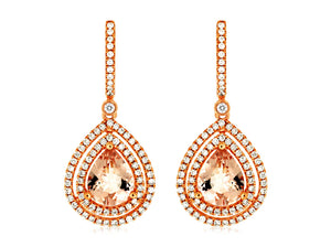 Morganite Earrings
