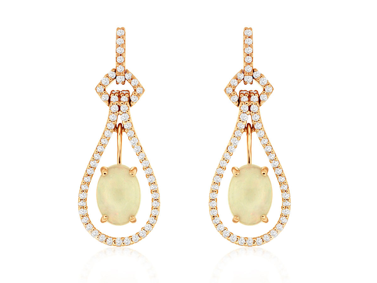 Opal Earrings