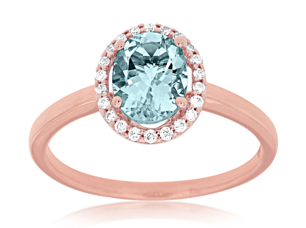 Aquamarine Ring