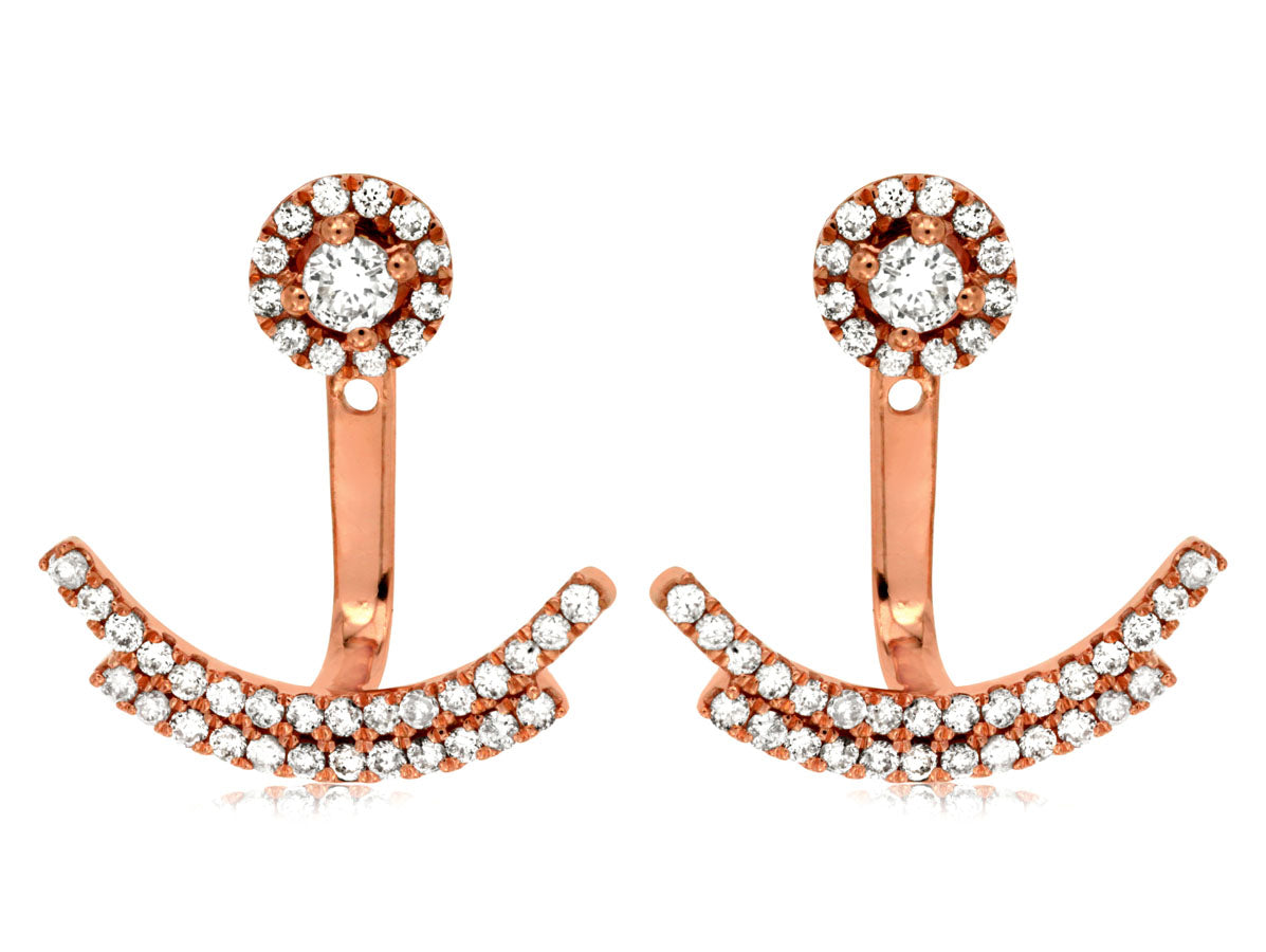 Anchor Diamond Earrings