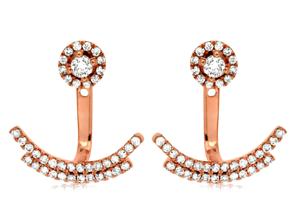 Anchor Diamond Earrings
