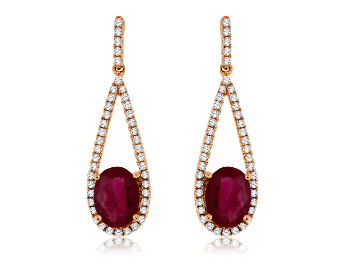 Ruby Earrings