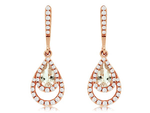 Morganite Earrings