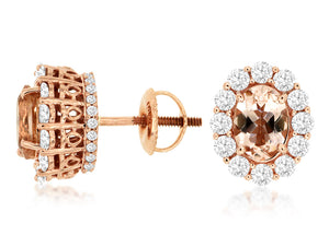 Morganite Earrings