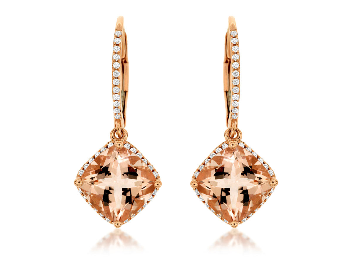 Morganite Earrings