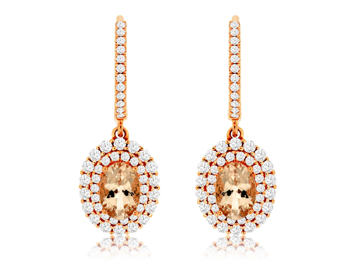 Morganite Earrings