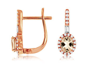 Morganite Earrings