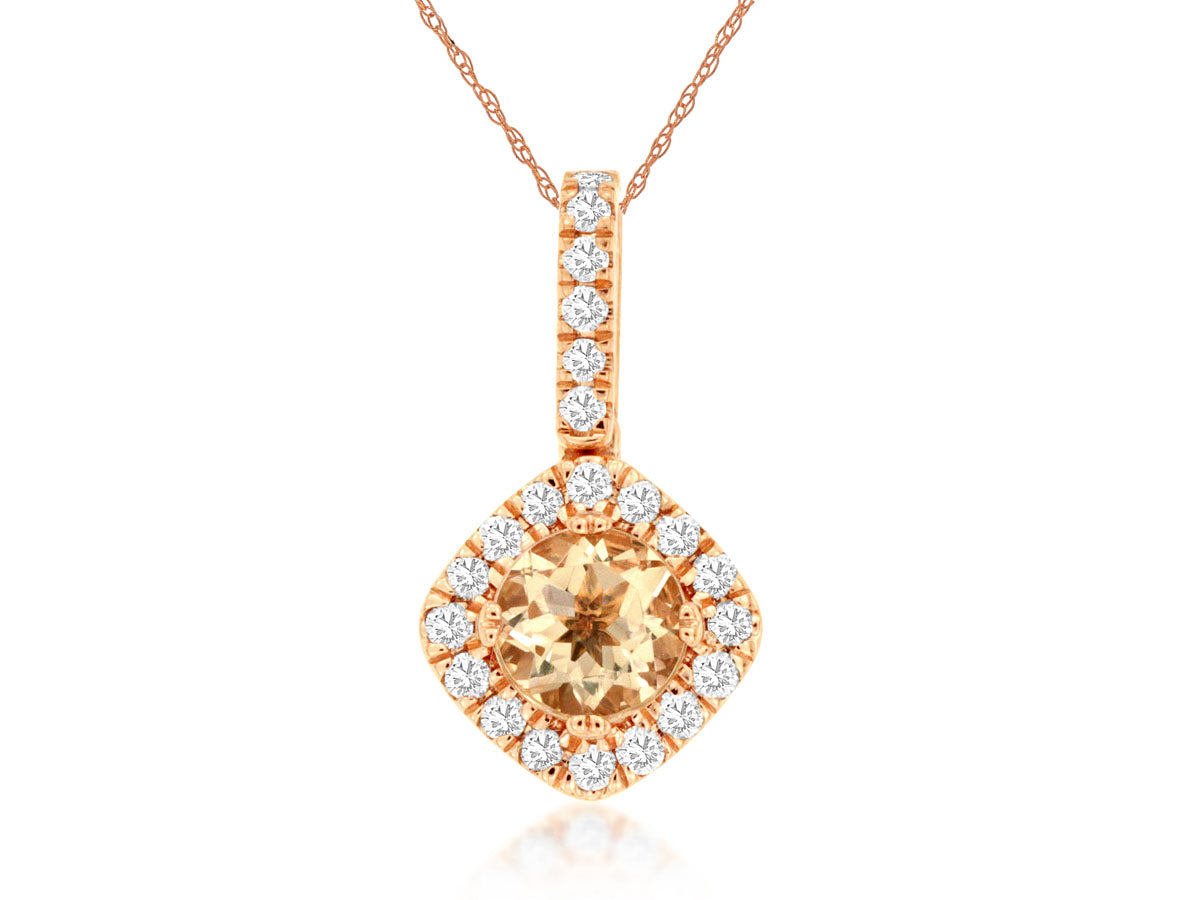 Morganite Pendant