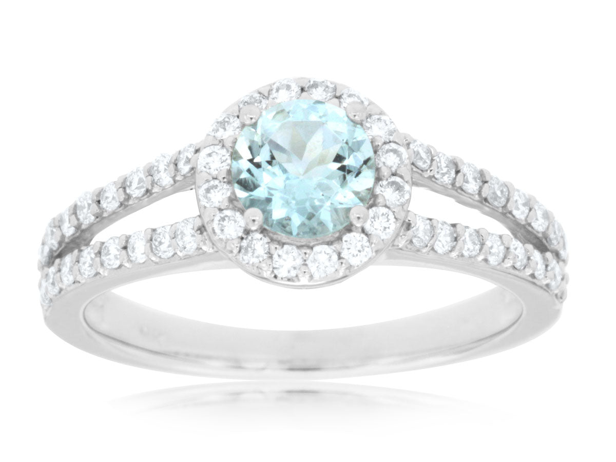 Aquamarine Ring