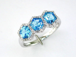 Blue Topaz Ring