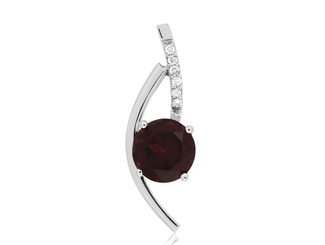 Rhodolite Garnet Pendant