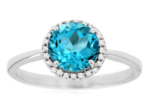 Blue Topaz Ring