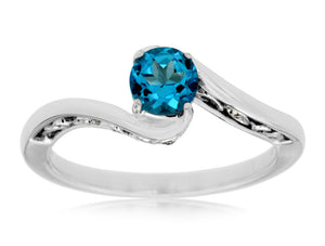Blue Topaz Ring
