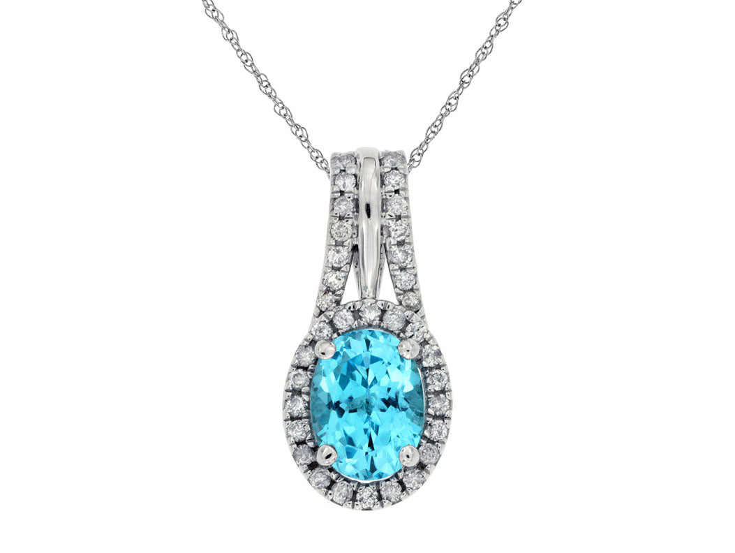 Blue Topaz Pendant