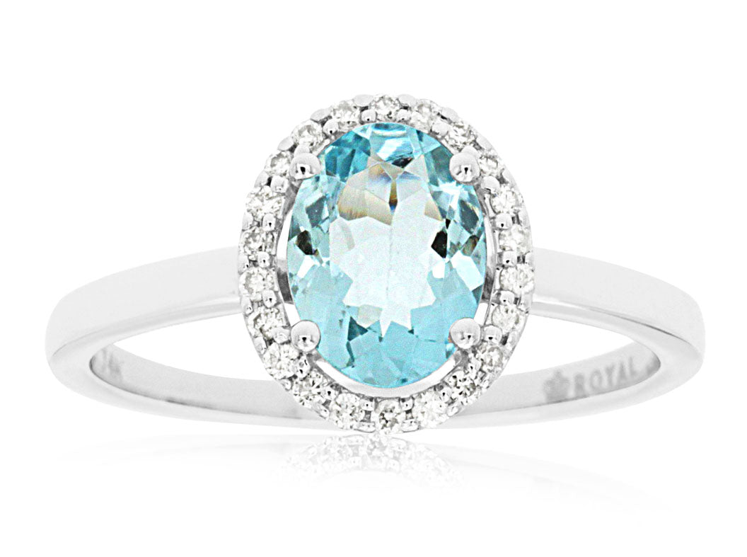 Aquamarine Ring