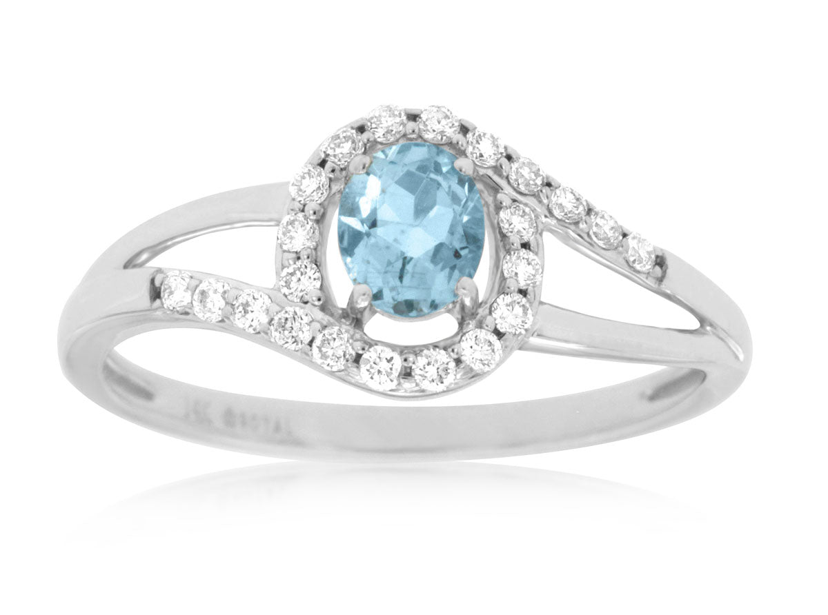 Aquamarine Ring