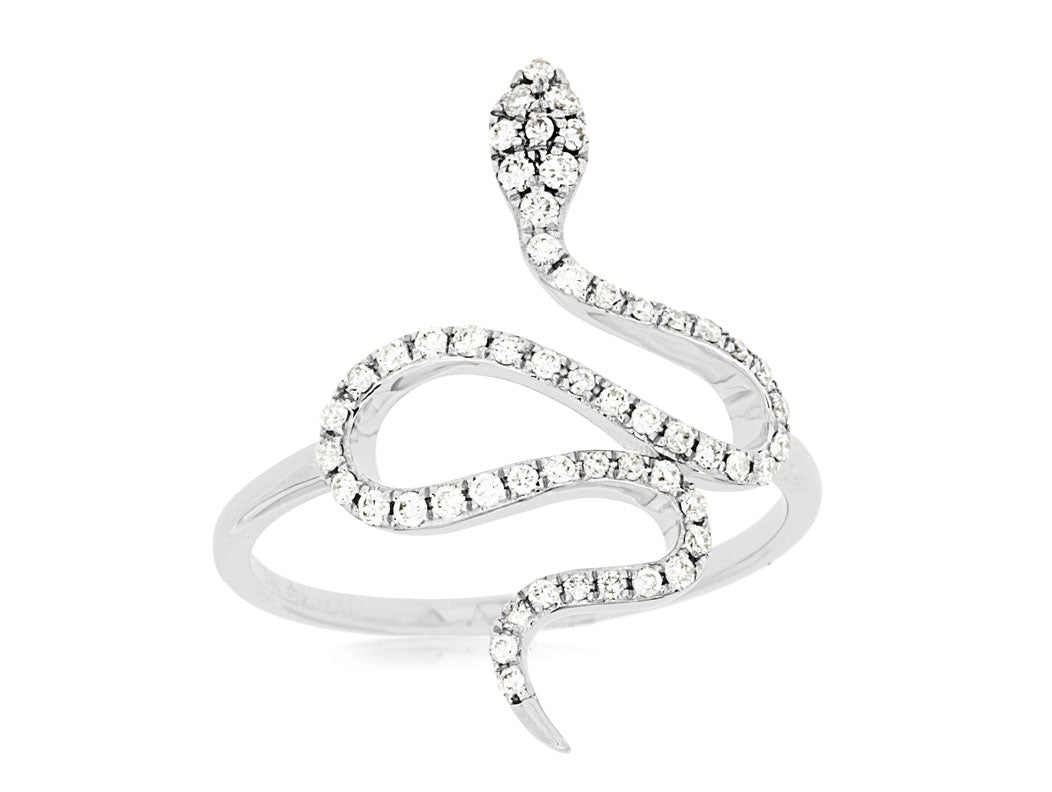 Diamond Snake Ring