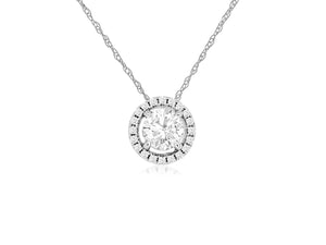 Circular Diamond Pendant