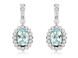 Aquamarine Earrings