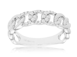 Diamond Link Ring
