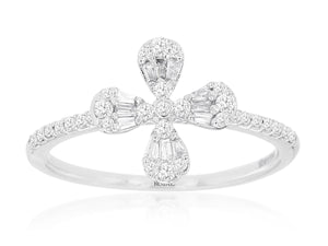 Flower Diamond Ring