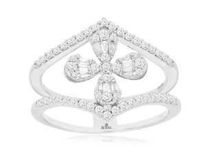 Flower Diamond Ring