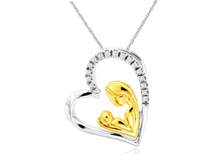 Mothers Love Diamond Pendant