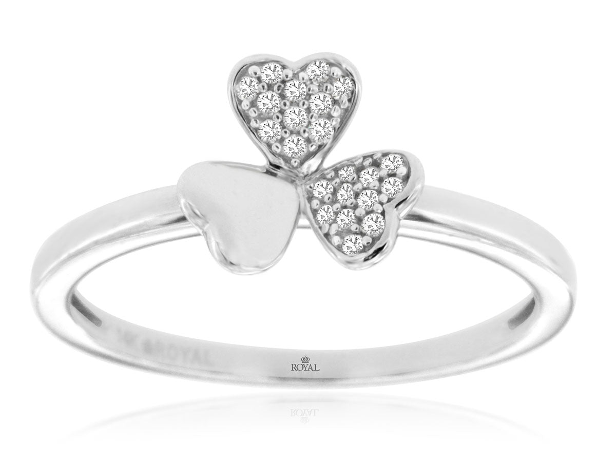 Fancy Flower Diamond Ring