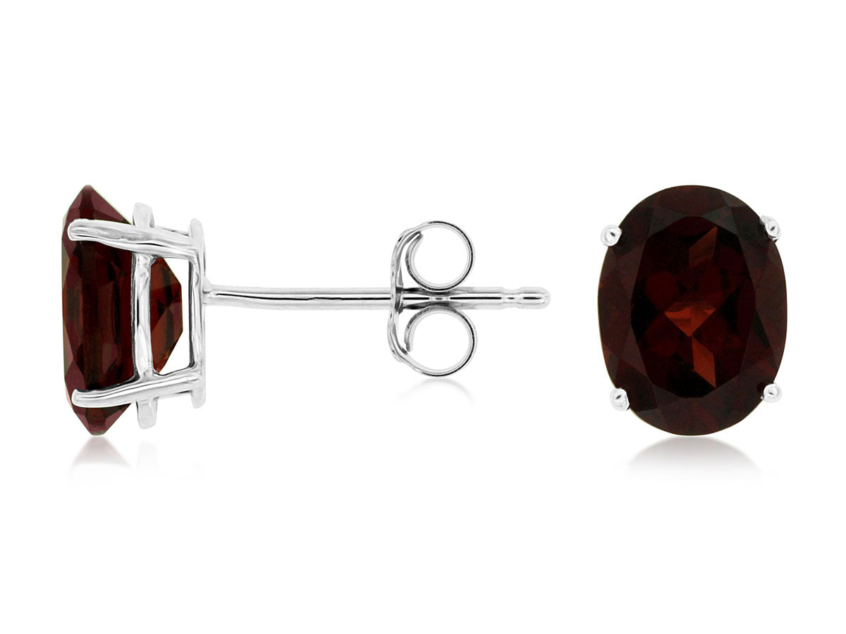Rhodolite Garnet Earrings