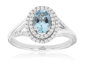 Aquamarine Ring