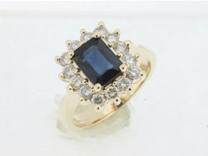 Sapphire & Diamond ring